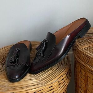 Everlane The Modern Tassel Loafer Mule Flats Slip On Size 6